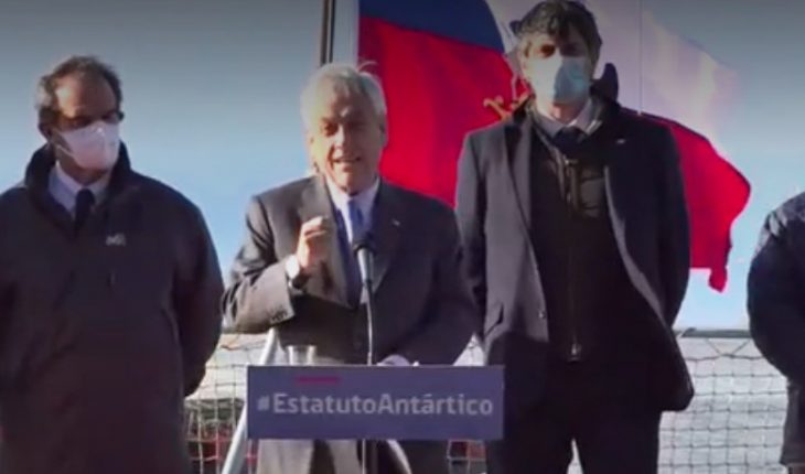 Piñera promulgó desde Punta Arenas Ley que crea Estatuto Chileno Antártico