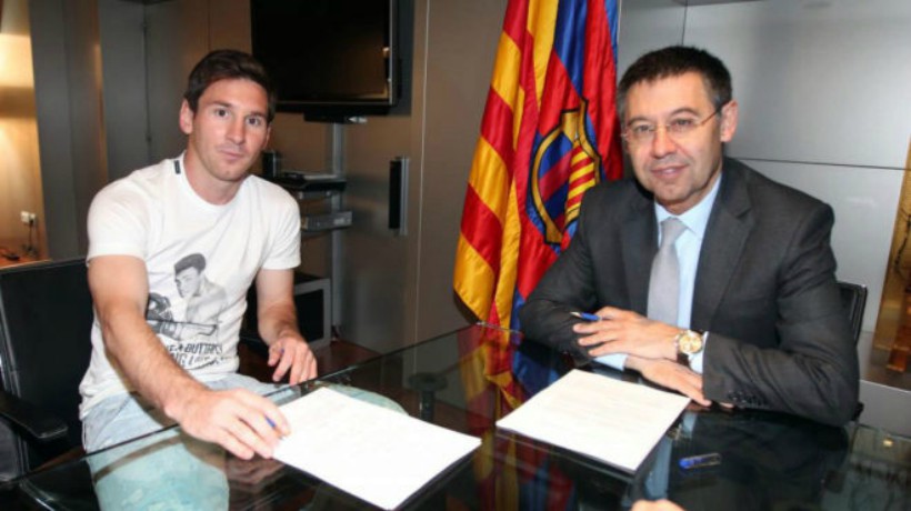 Presidente del Barcelona está dispuesto a dar un paso al costado para que se quede Messi