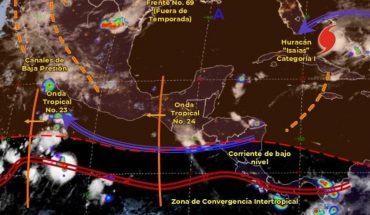 Pronóstico del clima de hoy: Continúan las fuertes lluvias en gran parte de México