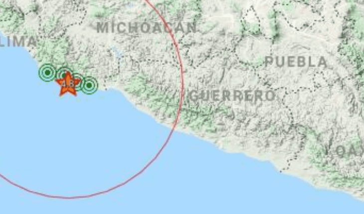 Registran sismo de 4.8 grados en La Mira, Michoacán