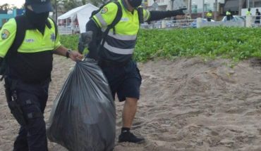 SSPYTM realiza jornada integral de limpieza en zona de playa en Mazatlán