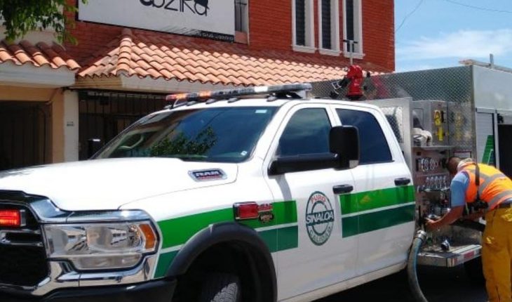 Se incendia segunda planta de una casa en Residencial del Valle en Los Mochis, Sinaloa