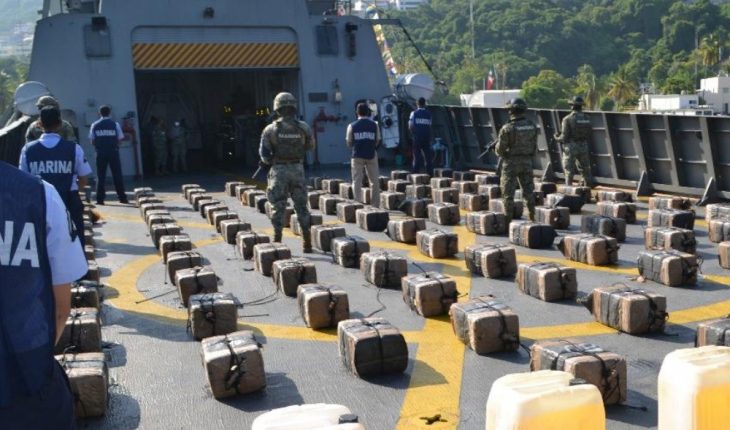 Semar intercepta más de dos toneladas de cocaína y 500 litros de combustible en Acapulco