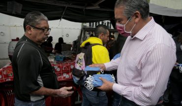 Supervisa Raúl Morón refuerzo de medidas sanitarias en tianguis de Morelia