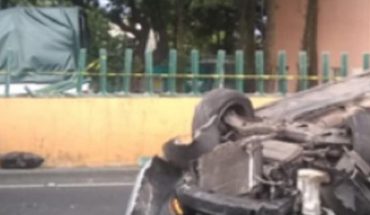 Volcadura deja como saldo un muerto y una mujer herida en Marina Nacional, CDMX