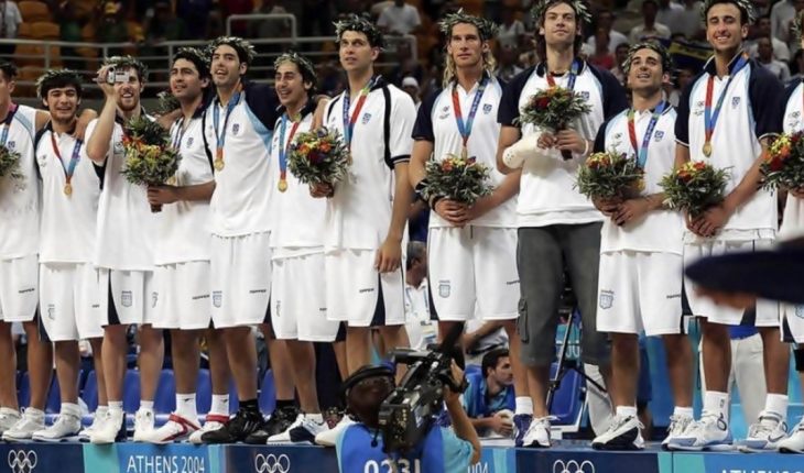translated from Spanish: 16 years after the day the “Golden Generation” was consecrated in Athens 2004