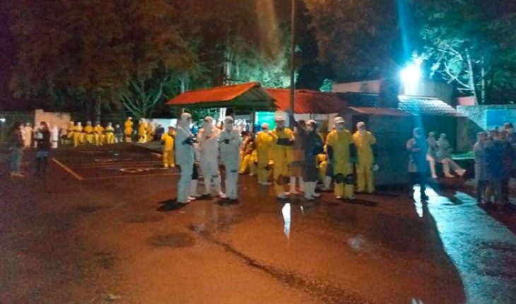 translated from Spanish: 49 employees intoxicated in ammonia leak in avocado processor in Uruapan