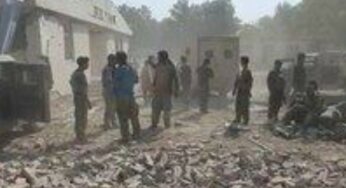 translated from Spanish: At least 4 killed and 41 wounded in Afghanistan truck bombing