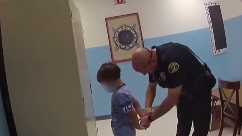 Florida Police Detain 8-Year-Old in The Middle of Class (Video)