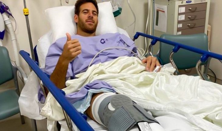 translated from Spanish: Juan Martin Del Potro was discharged and will begin with rehabilitation