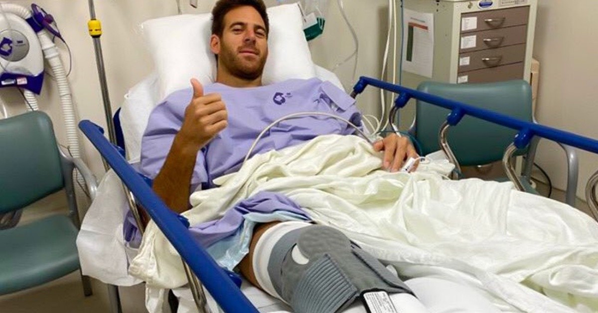 Juan Martin Del Potro was discharged and will begin with rehabilitation
