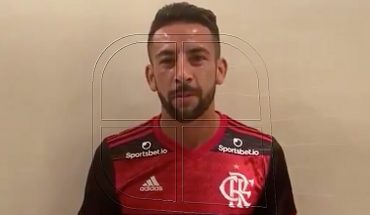 translated from Spanish: Mauricio Isla: “Motivated and happy to be in a powerful club like Flamengo”