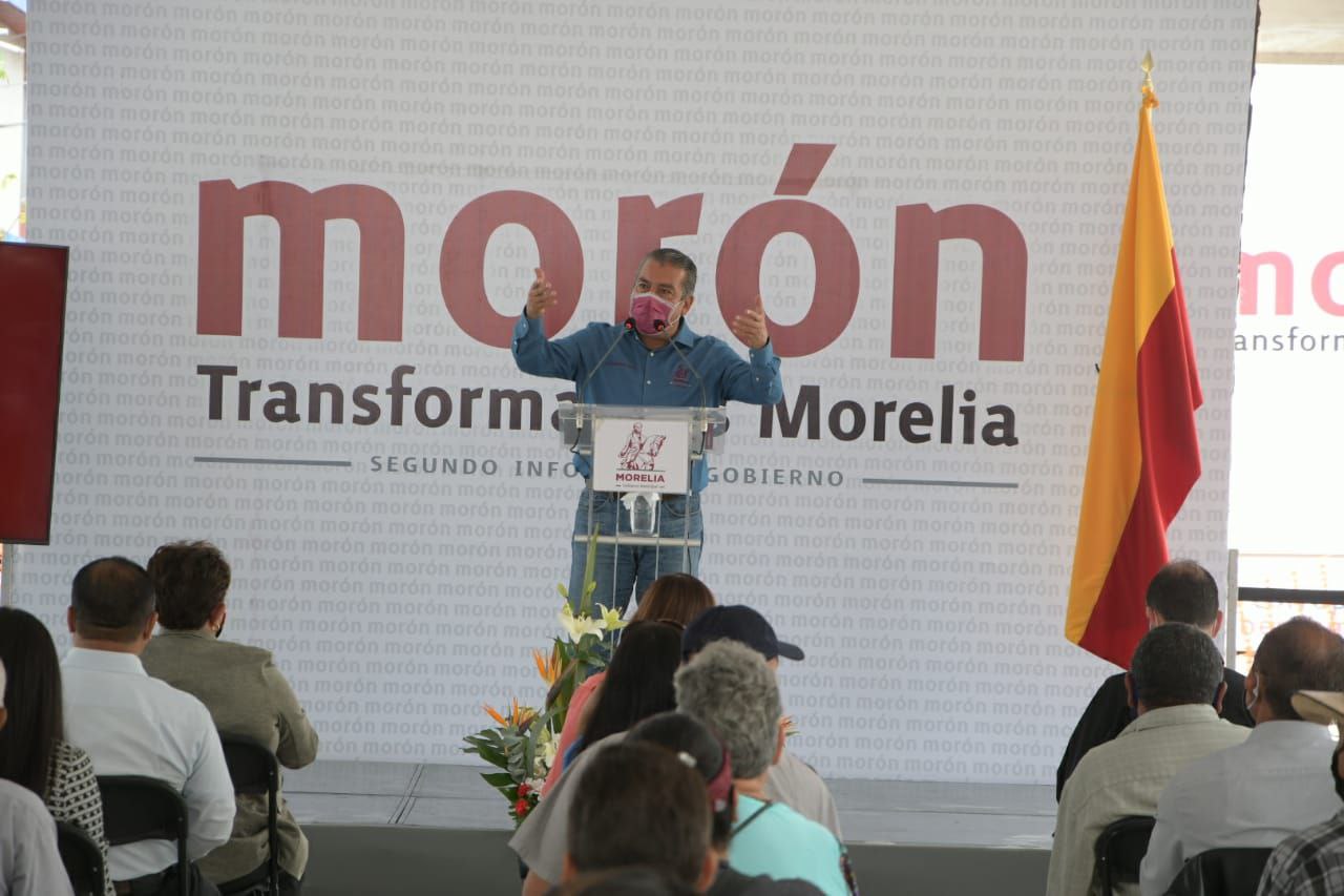 Raúl Morón reports that he has invested more than 70 million pesos in Tenencia de Santa María de Guido and Colonia Trincheras