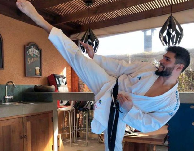 Rodrigo Rojas, a quarantined national karateca: "I was bored having to be hitting the stove"