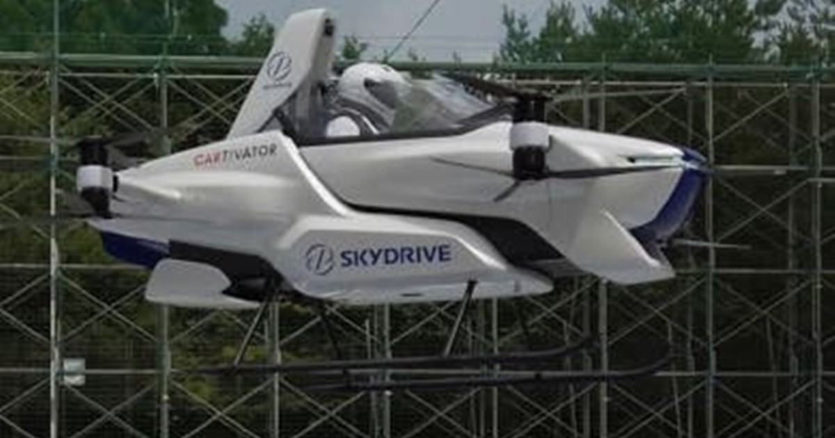 The flying car passed its first test in Japan