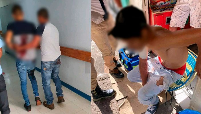 Dos jóvenes son baleados en la Valencia Primera Sección de Zamora, Michoacán