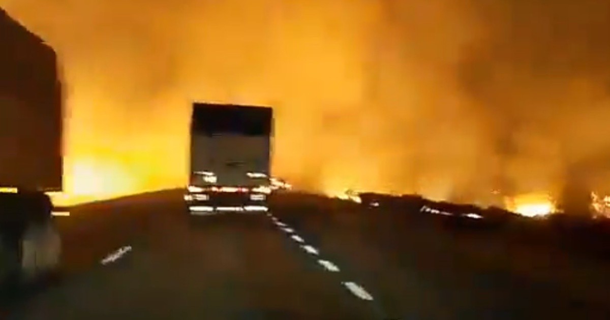 Video: fire coming from the islands of the Paraná Delta, uncontrolled