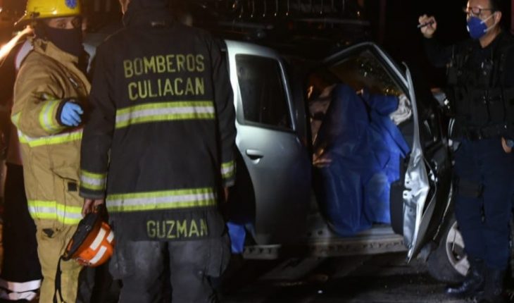 Brutal choque en carretera Culiacán-Imala deja 2 mujeres muertas y 1 lesionada