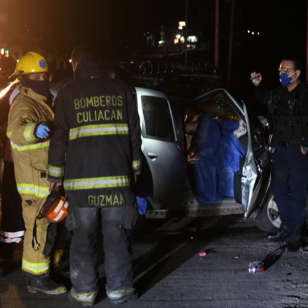 Brutal choque en carretera Culiacán-Imala deja 2 mujeres muertas y 1 lesionada