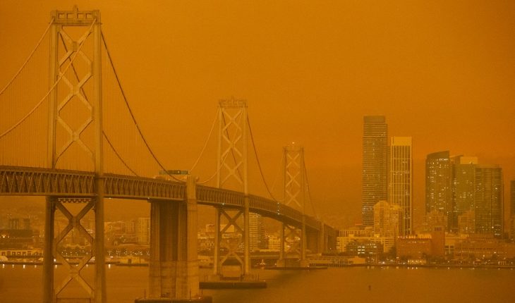 Cielo de San Francisco se tiñó de naranja por incendios forestales