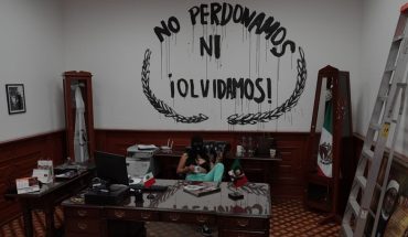 La toma feminista y contra la impunidad del edificio de CNDH