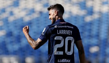 Larrivey: “Por supuesto que da mucha confianza hacer goles y ayudar al equipo”