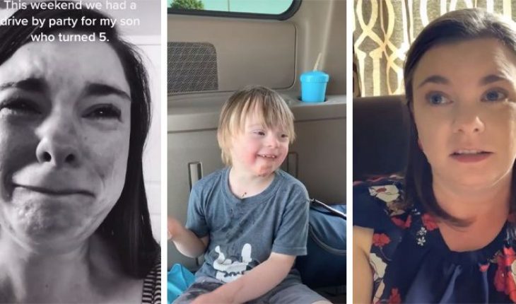 Madre llora porque solo un niño fue al cumpleaños de su hijo con síndrome de Down (Video)