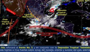 Pronóstico del clima de hoy: Frente frío No. 3 seguirá afectando México