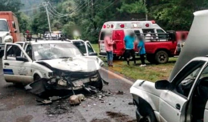 Se registra encontronazo de autos en la Morelia-Mil Cumbres; hay varios heridos