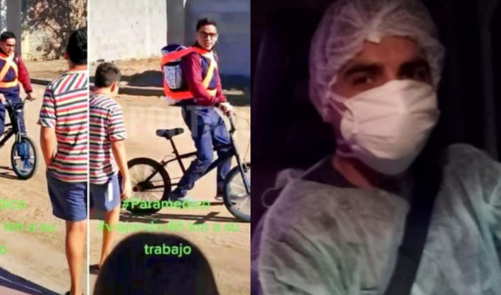 Un paramédico recorría 100 km para llegar al trabajo, le donaron una moto y lo despidieron
