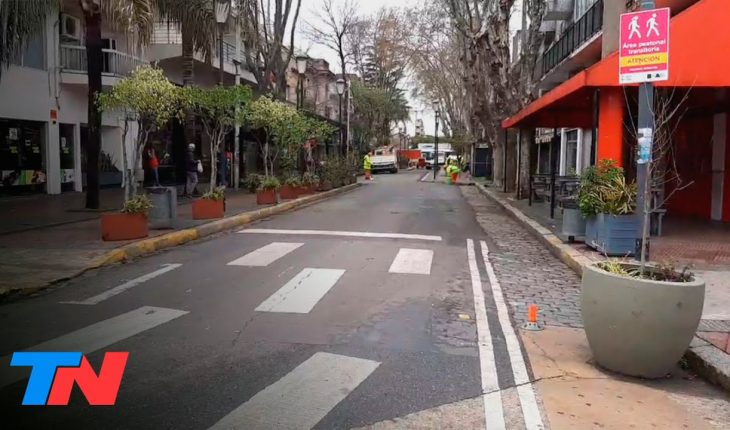 Video: La Ciudad habilita peatonales para facilitar el comercio y bares y restaurantes al aire libre