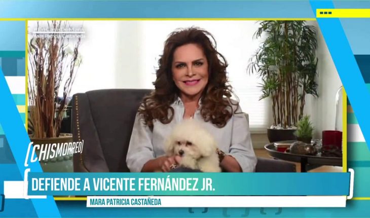Video: Mara Patricia defiende a Vicente Fernández Jr. | El Chismorreo