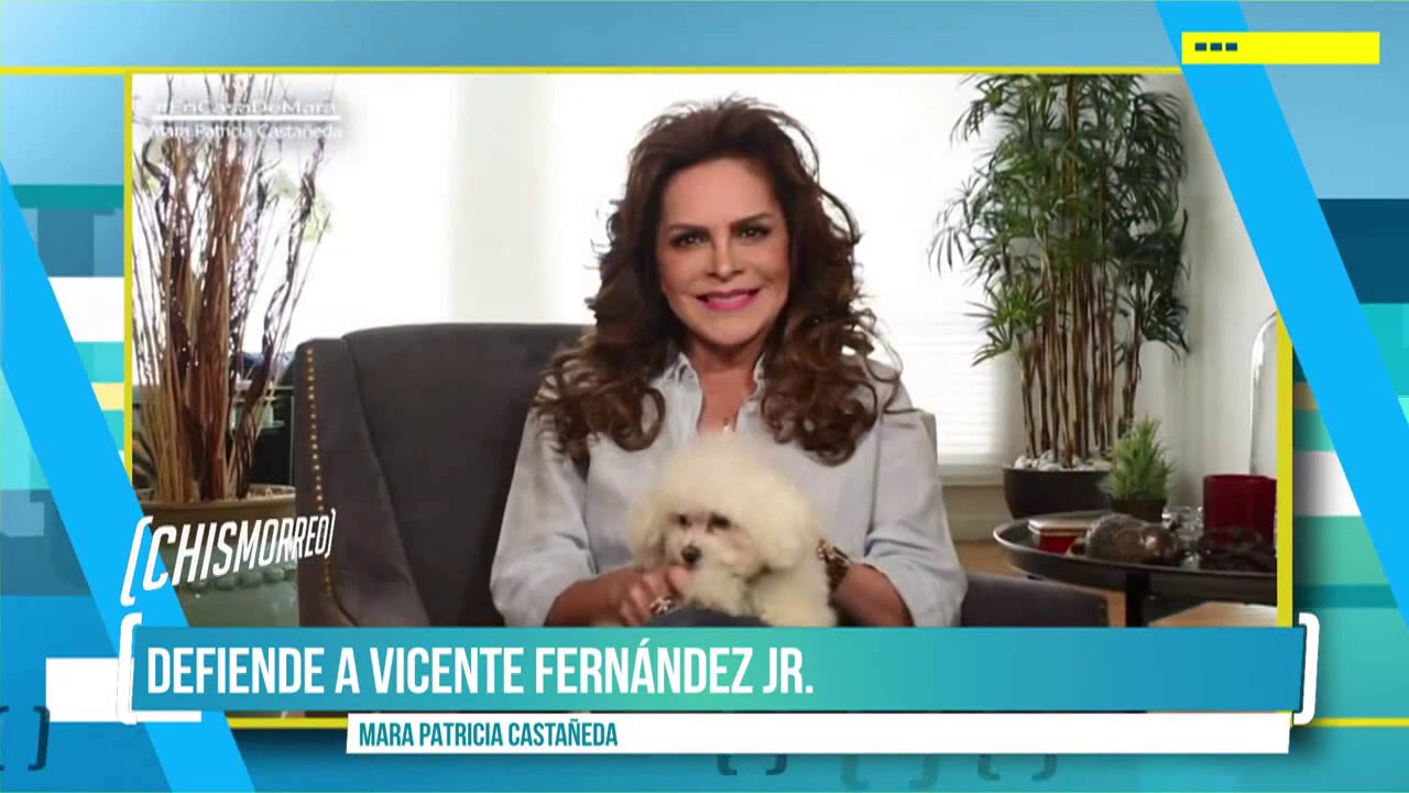 Mara Patricia defiende a Vicente Fernández Jr. | El Chismorreo