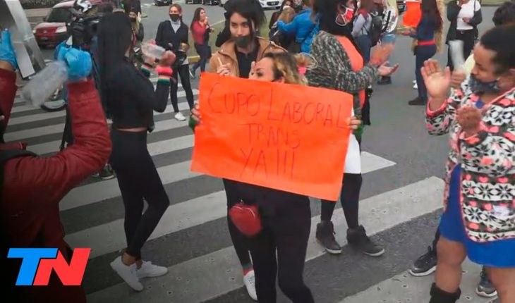Video: Palermo | Protesta de las trabajadoras sexuales: piden que les permitan volver a trabajar