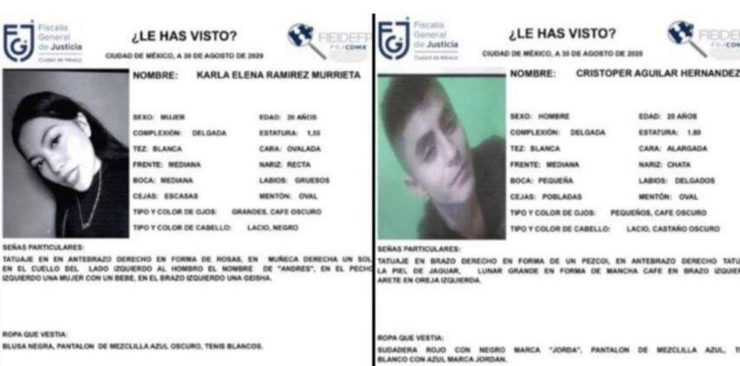 25 days without knowing Karla and Cristoper, missing in Azcapotzalco