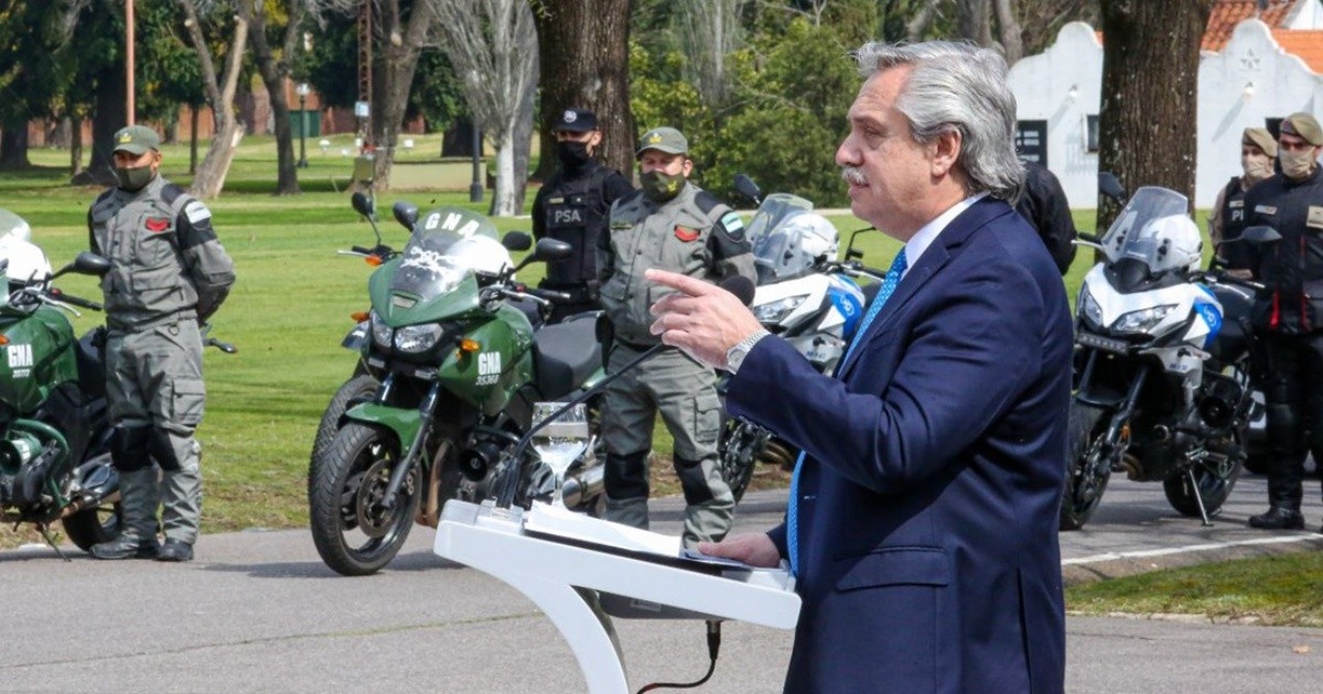 Alberto Fernández launched the Security Plan for Greater Buenos Aires