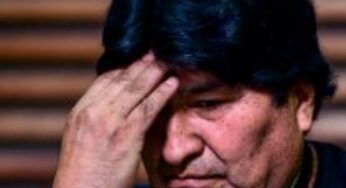 translated from Spanish: Court up confirms disabling Evo Morales as Senate candidate