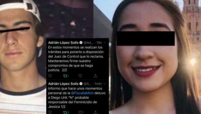 Diego allegedly arrested Jessica's killer in Jalisco