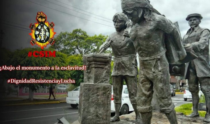 translated from Spanish: Indigenous supreme council insists on removing monument to slavery in Morelia