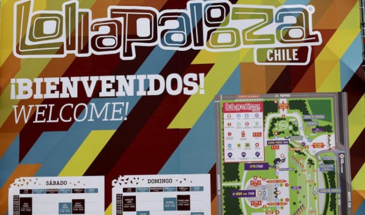 translated from Spanish: On Friday part refund of Lollapalooza