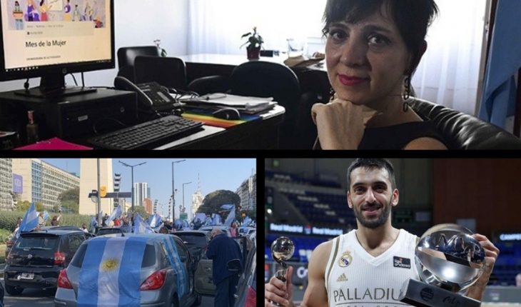 translated from Spanish: The 2021 budget will have a gender perspective, opposition march in different points of the country, Campazzo champion and MVP with Real Madrid and much more…