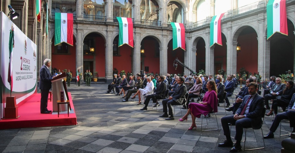 The phrases and absences that marked the second AMLO Report at Palacio