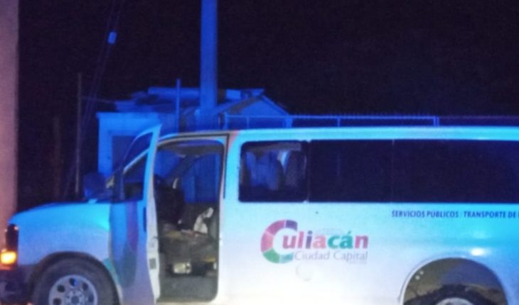 translated from Spanish: Two assailants steal vans from Culiacán Town Hall and are shot