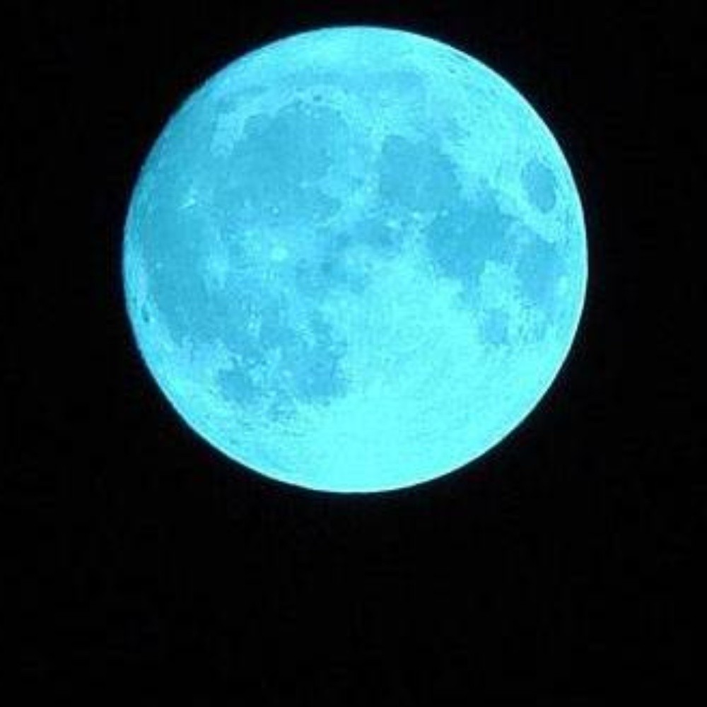 What is the rare blue moon that can be seen on Halloween?