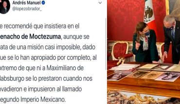 AMLO pide a Beatriz Gutiérrez insistir a Austria preste Penacho de Moctezuma