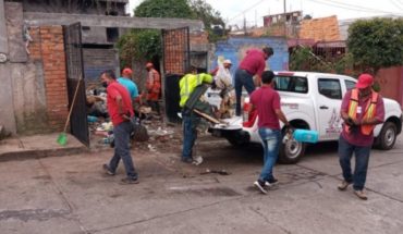 Atiende Gobierno  de Morelia reporte de acumulador; recoge cerca de 6 toneladas de basura