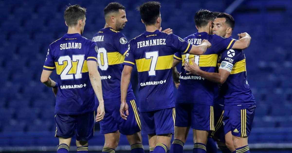 Boca le ganó 3 a 0 a Caracas y superó a River como el mejor argentino clasificado