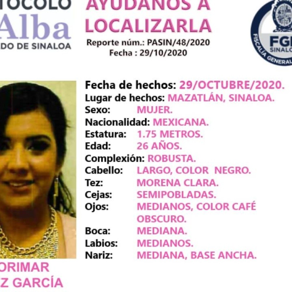 Buscan a Glorimar, mujer desaparecida en Mazatlán