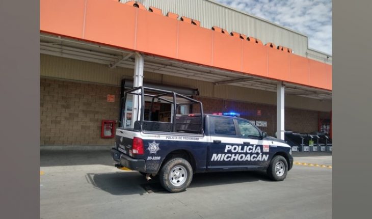 Capturan a pareja implicada en robo a un Home Depot en Morelia, Michoacán