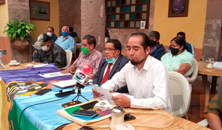 Comunidades indígenas emplazan a Gobierno de Michoacán cumplir con acuerdos